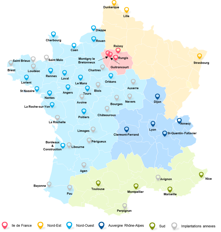 SOCOTEC Formation Nos implantations Septembre 2024